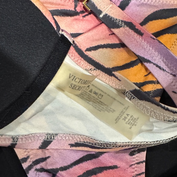Victoria's Secret Pink and Orange Zebra Bikini - Picture 5 of 6